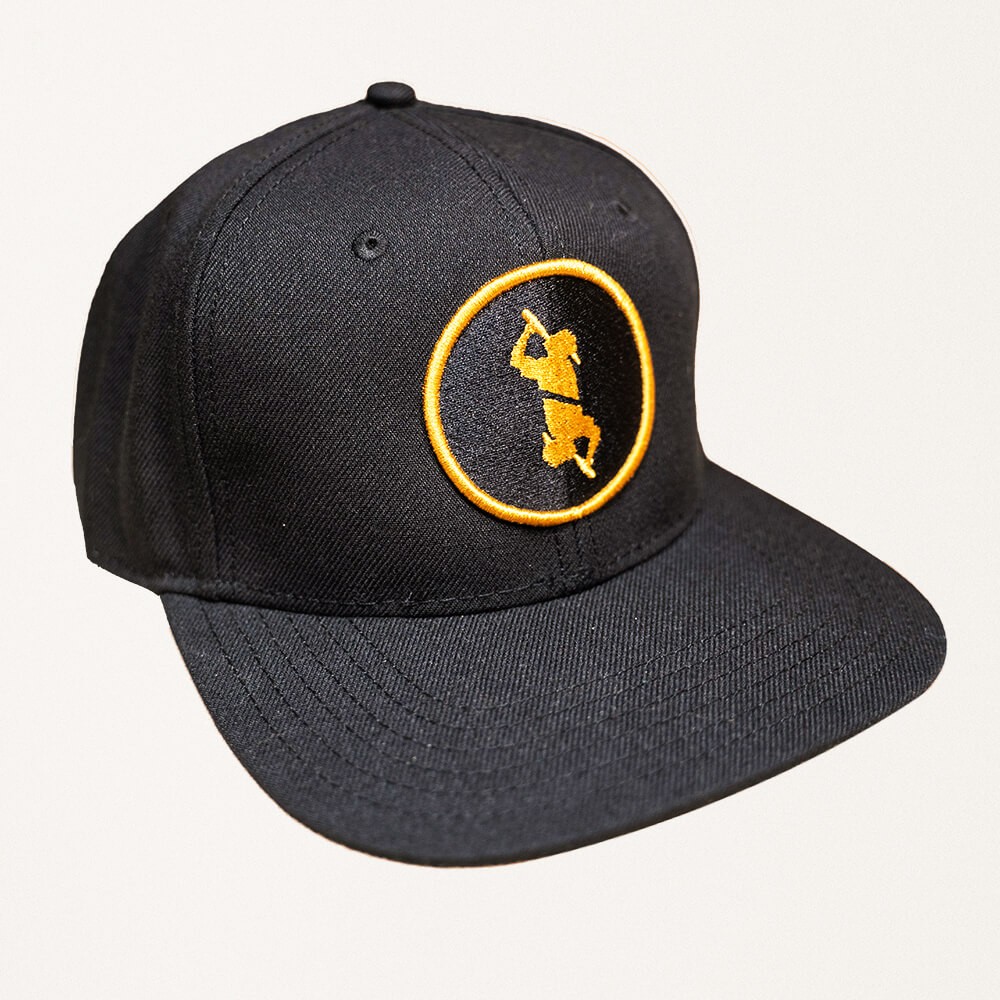Snapback Double-b czarne złoto